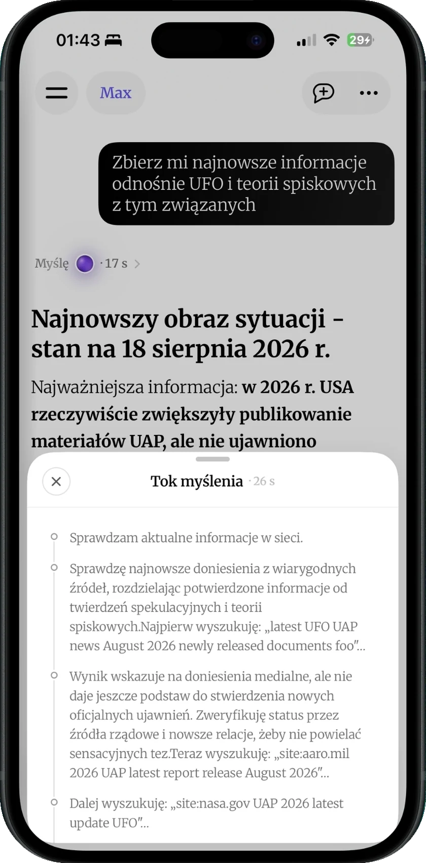 Tok myślenia Multi-Agent w DomaAI: kolejne kroki agenta